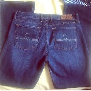 LUCKY BRAND Dark Blue Sofia Boot Cut Jeans
